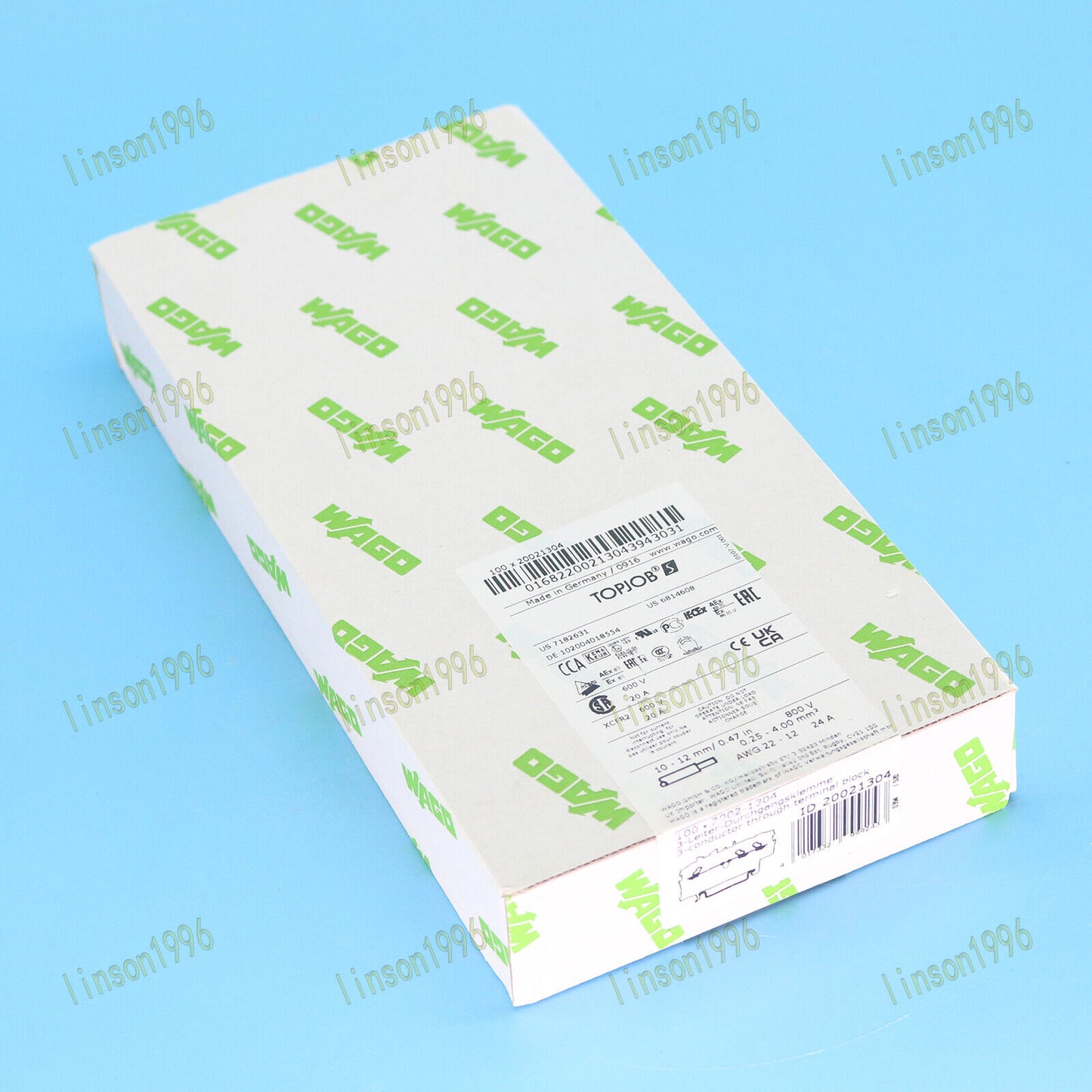 new 100PC/Box 2002-1304 WAGO Terminal Blocks FAST SHIP - WAGO