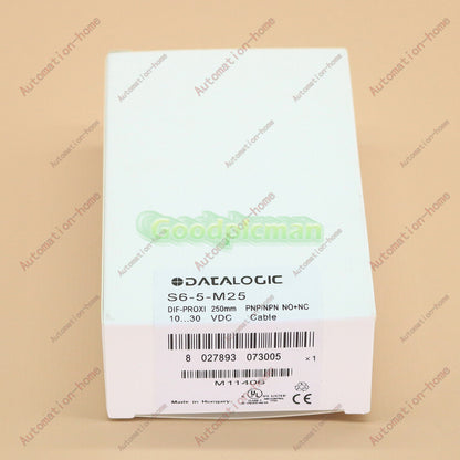 DATALOGIC Photoelectric Switch S6-5-M25 FAST SHIP#XR 1Pcs/