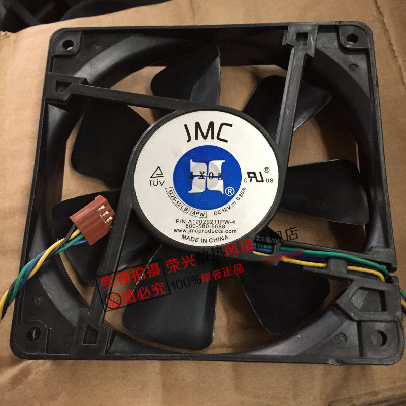 JMC A12029211PW-4 1225-12LB 12038 12V 0.30A server cooling fan