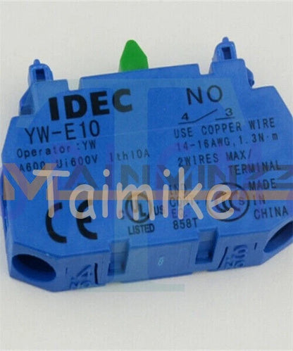 ONE IDEC YW-E10 Contact Block 1NO for CW & YW Selector Switch~