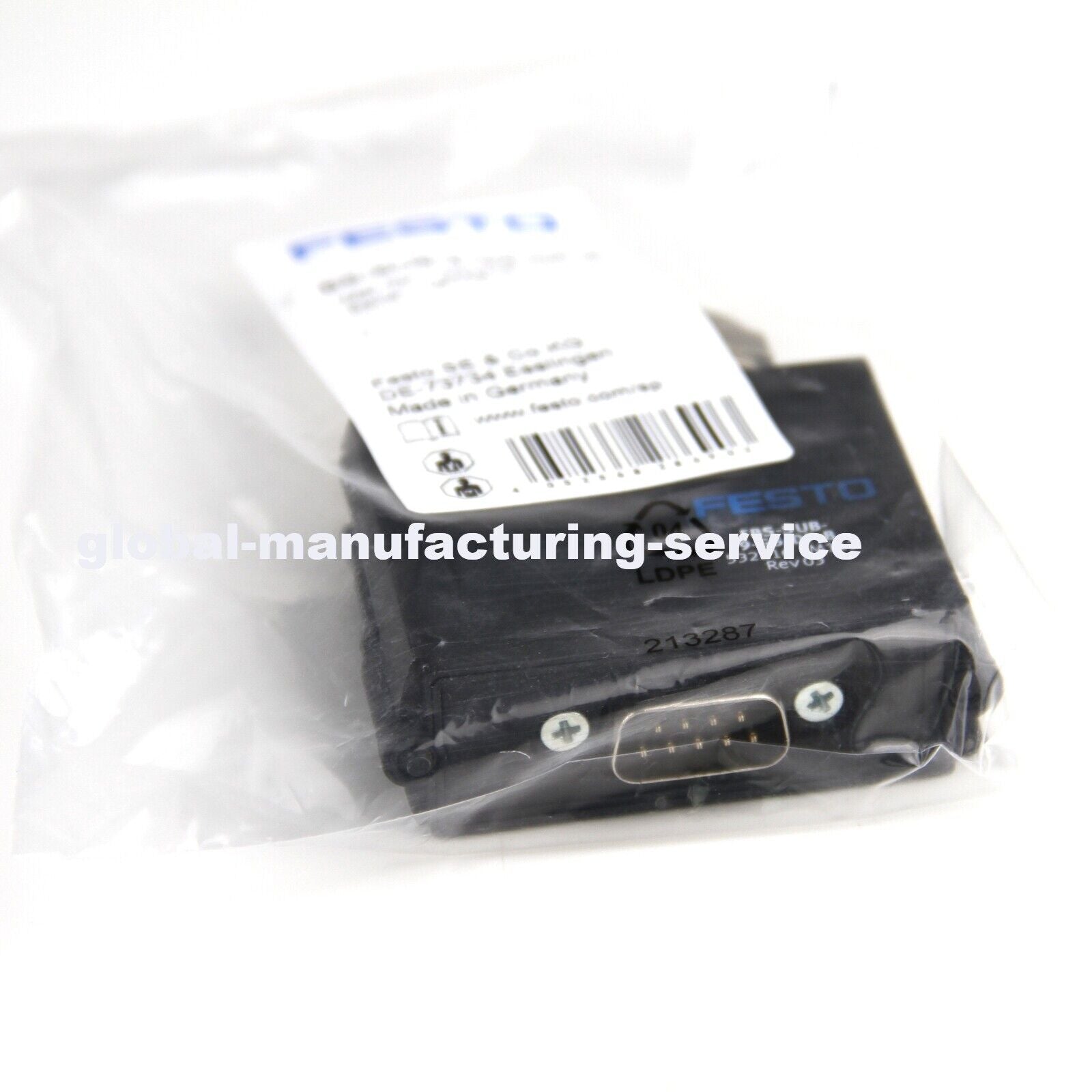 FESTO FBS-SUB-9-GS-DP-B 532216 PLC Fieldbus Socket Plug - High-Performance Industrial PLC Terminal with Fieldbus Support - FESTO