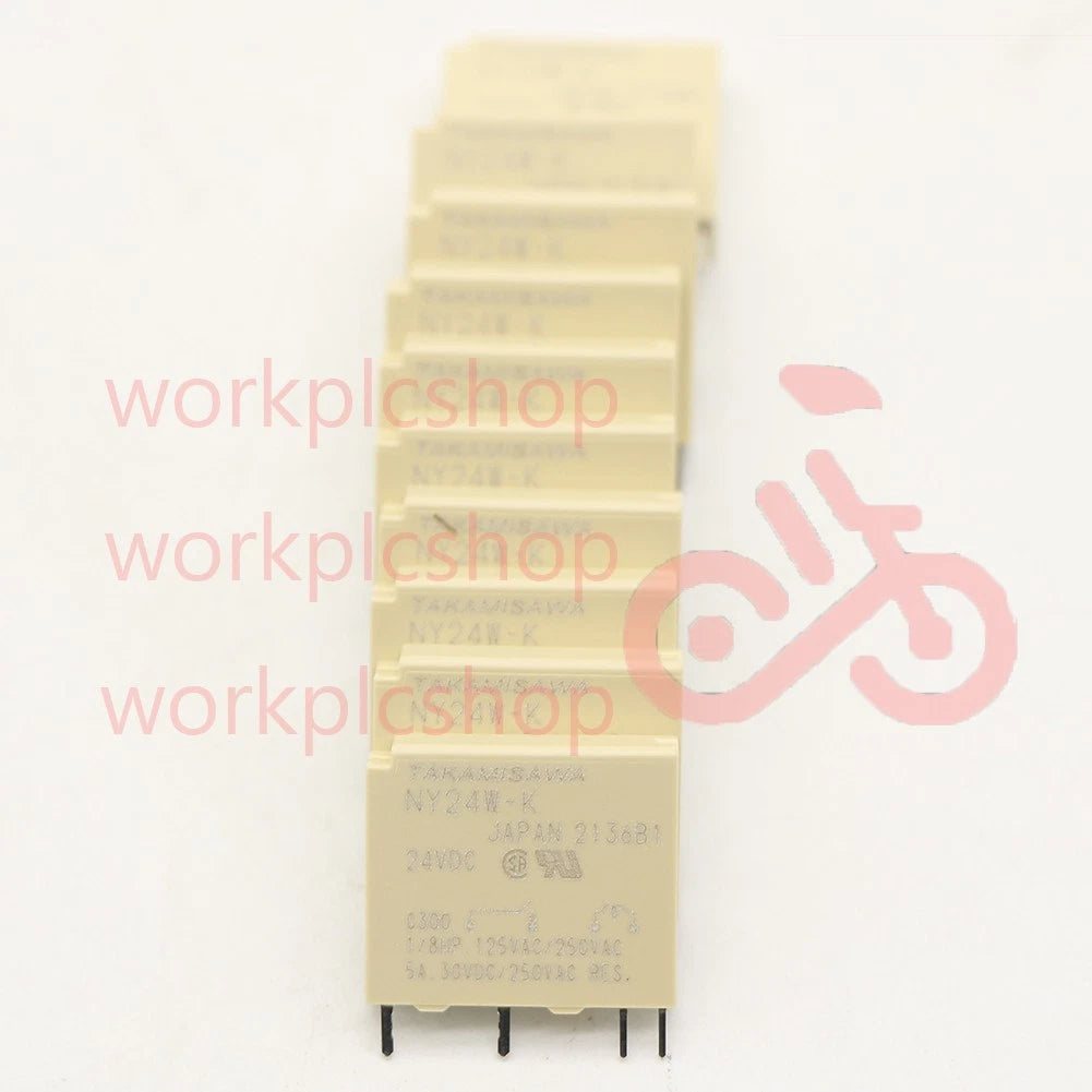 10PCS TAKAMISAWA NY24W-K 24VDC DC24V Power Relay 4Pins 5A #US