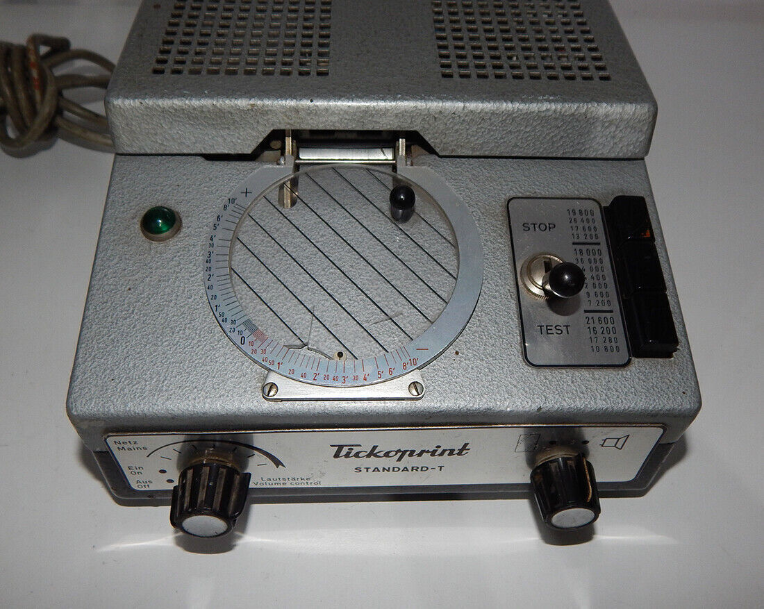 Used Tickoprint STANDARD-T Watch Timing Device - TICKOPRINT