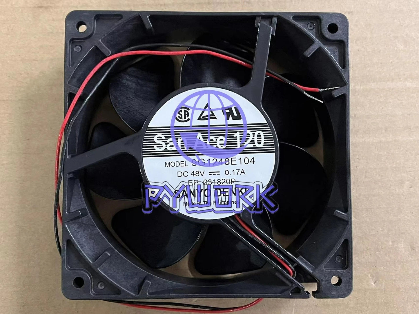 1PCS Sanyo 12038 9G1248E104 DC48V 0.17A 12 cm cooling fan wind