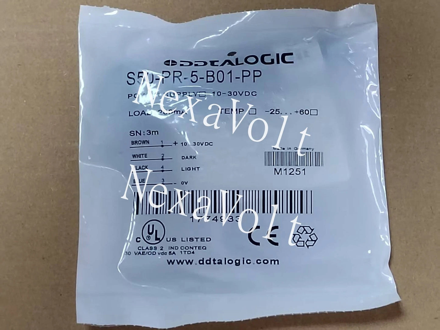 1PC for DATALOGIC photoelectric switch sensor S50-PR-5-B01-PP