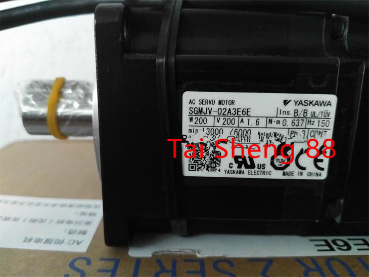 1PC YASKAWA AC SERVO MOTOR SGMJV-02A3E6E