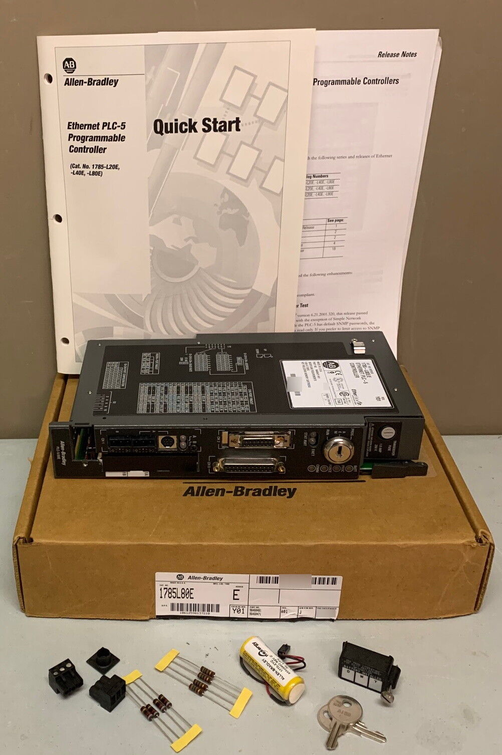 Allen Bradley PLC-5/80E EtherNet Controller 100K Word J - ALLEN BRADLEY
