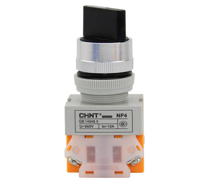 10PCS  Chint NP4-11X/21 Pushbutton Switches 2-Position 1NO+1NC Black