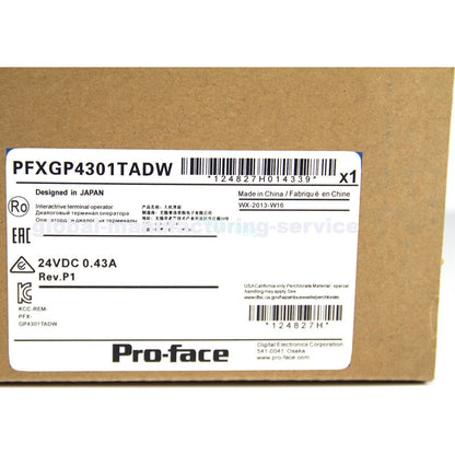 new & PROFACE GP-4301TW PFXGP4301TADW Operator Interface Touchscreen - OMRON