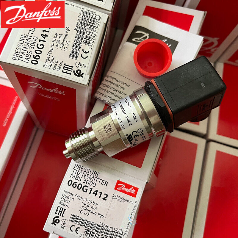 new 1pcs Danfoss MBS3000 060G1412 0-10bar Pressure Transmitter Sensor - DANFOSS
