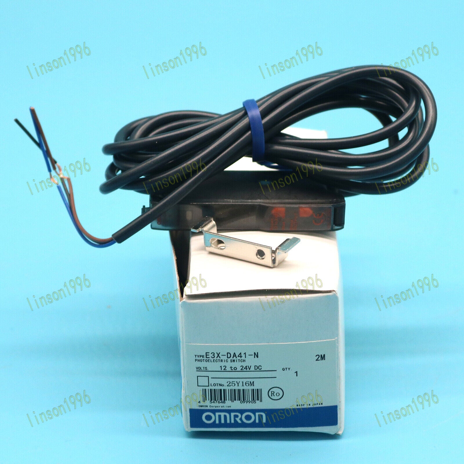 new One  Omron E3X-DA41-N Photoelectric Switch 12 To 24VDC In Box ship Omron