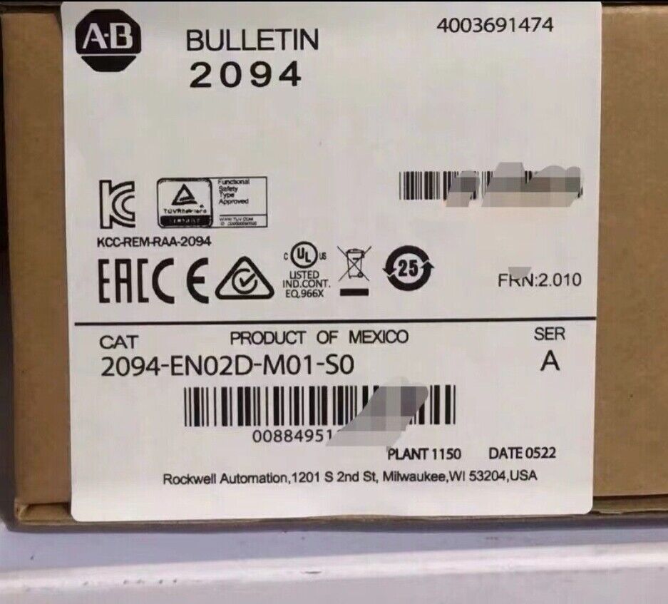 Allen-Bradley 2094-EN02D-M01-S0 Programmable Controller - ALLEN-BRADLEY
