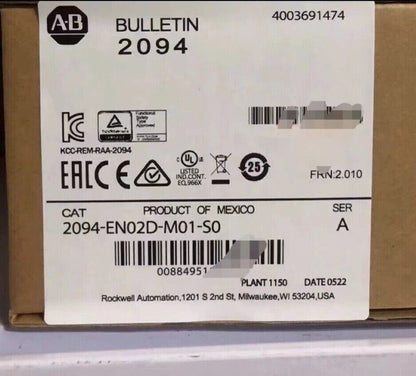 Allen-Bradley 2094-EN02D-M01-S0 Programmable Controller - ALLEN-BRADLEY