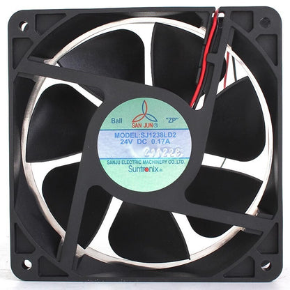 SANJUN SJ1238LD2 12038 24V 0.17A 2-wire silent inverter cooling fan