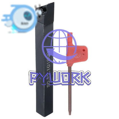 SDJCL1010H07 CNC External Turning Tool Holder + 10Pcs DCGT070204-AK Inserts