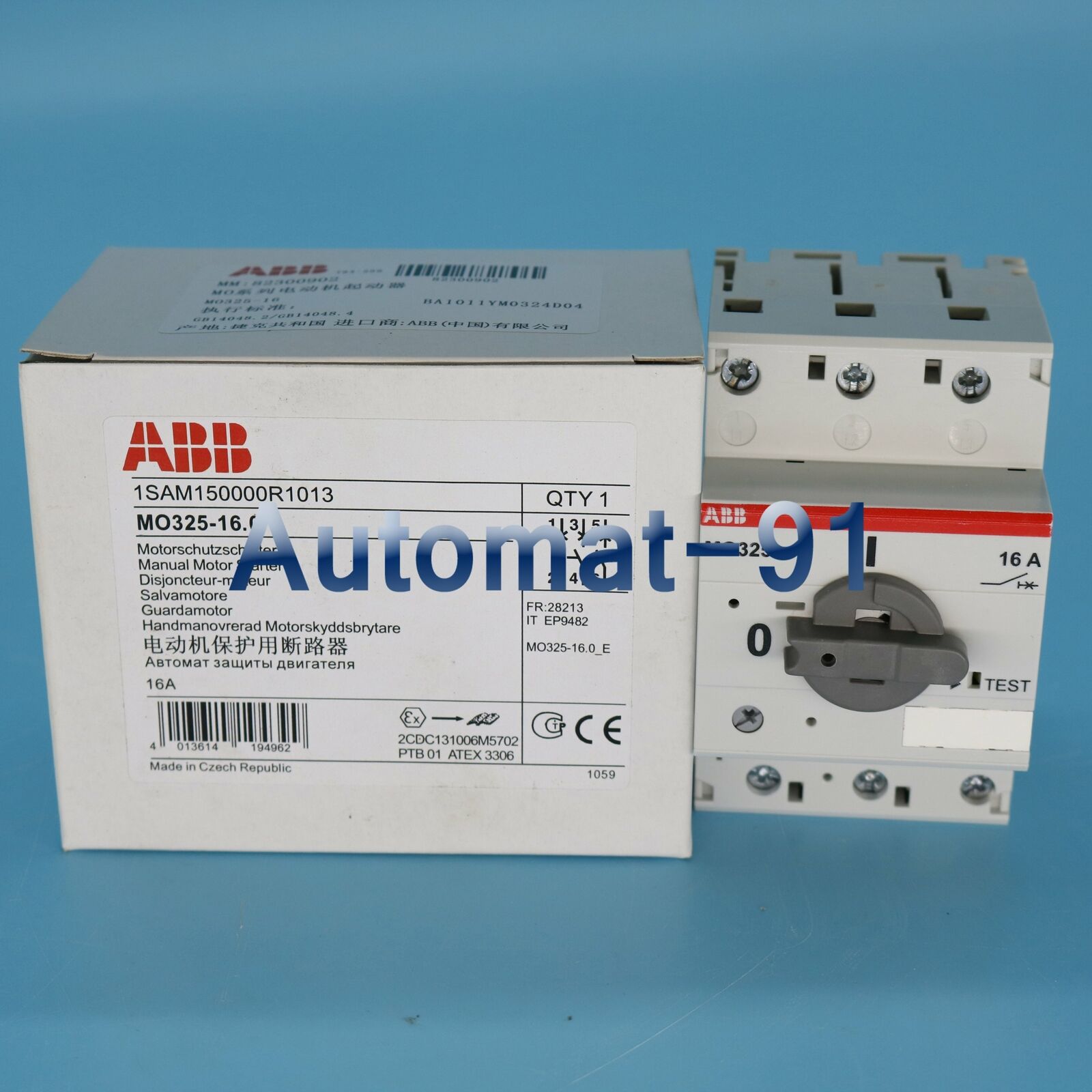 new 1PC ABB Motor Protection Circuit Breaker MO325-16A Fast - ABB