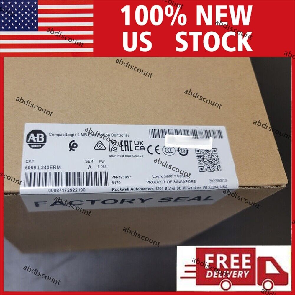 Allen Bradley 5069-L340ERM CompactLogix 5380 4 MB Enet Controller - ALLEN BRADLEY