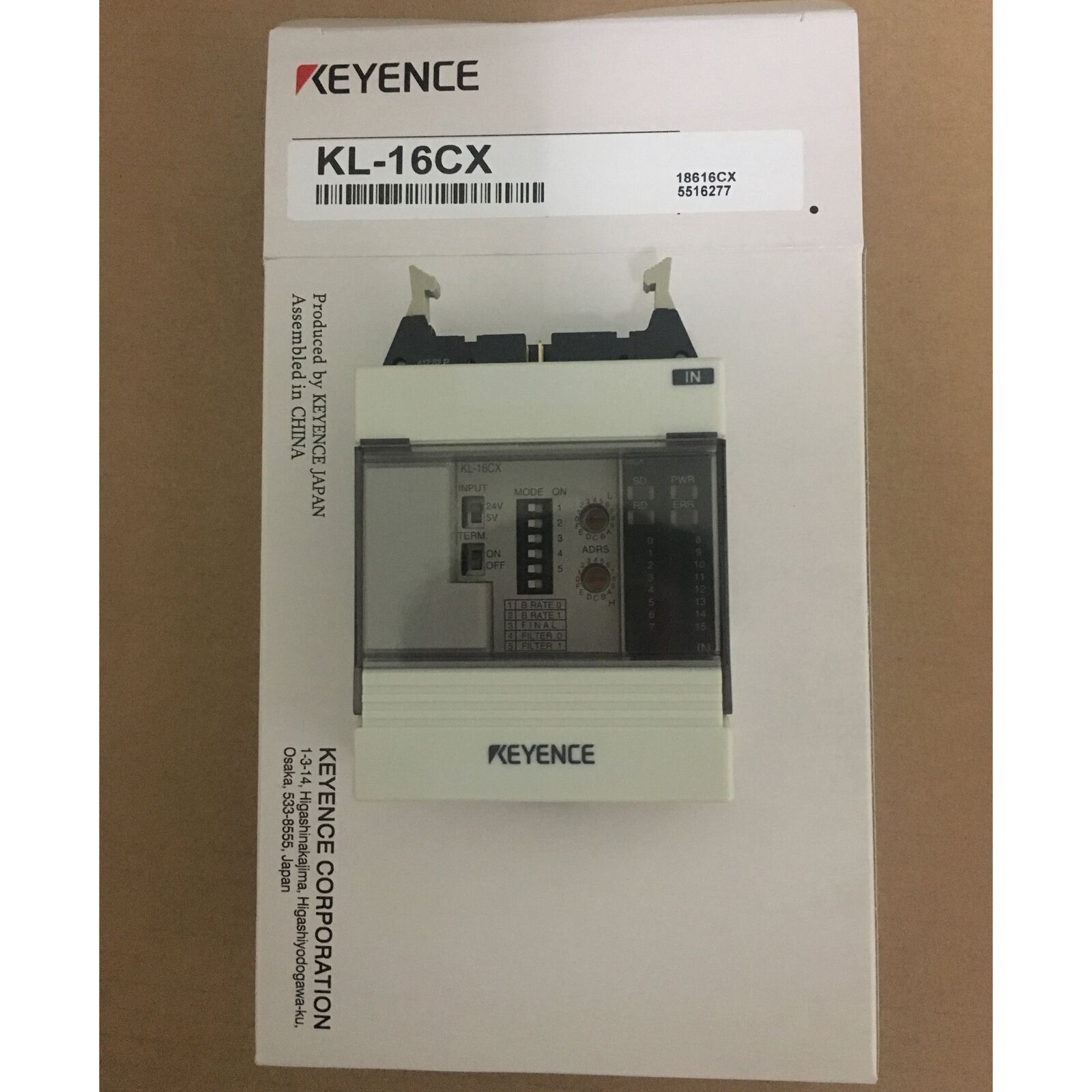 1PC programmable controller kl-16cx for keyence kl-16cx series - KEYENCE