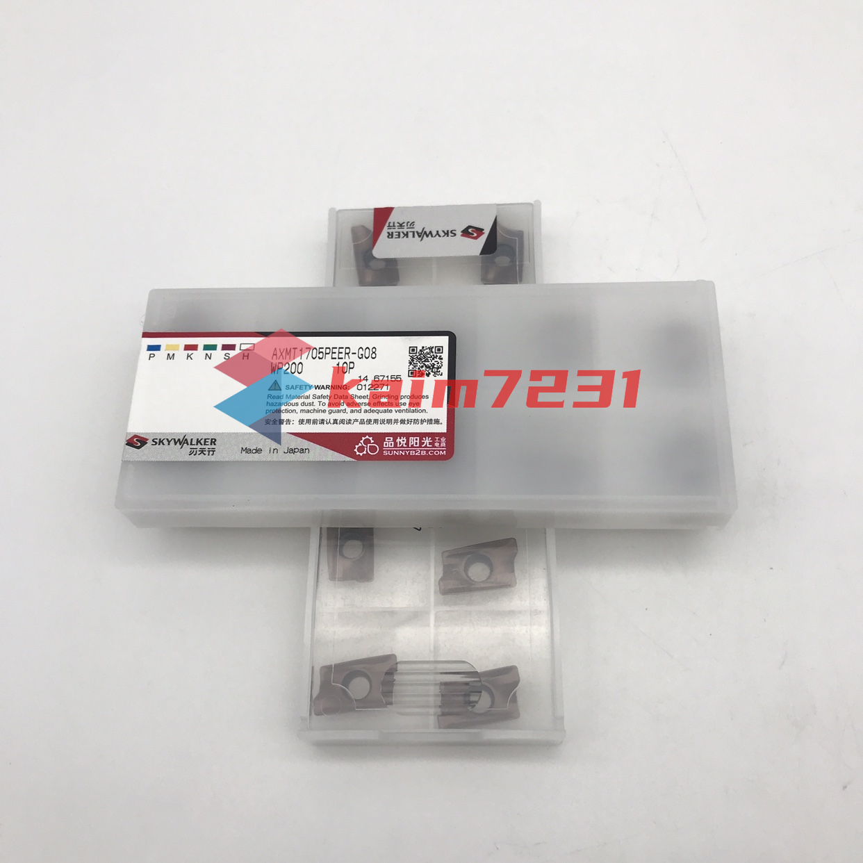 new SKYWALKER AXMT1705PEER-G08 WP200Carbide inserts 10Pcs - SKYWALKER