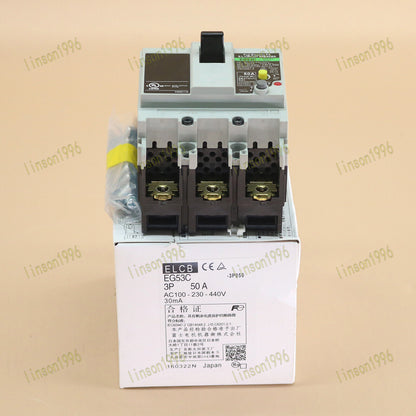 1PC FUJI Leakage Circuit Breakers EG53C 3P 50A - FUJI