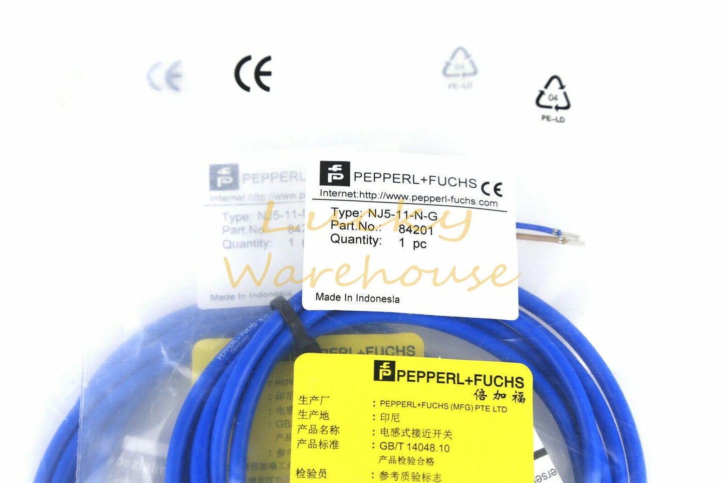 PEPPERL + FUCHS NJ5-11-N-G Inductive Proximity Sensor