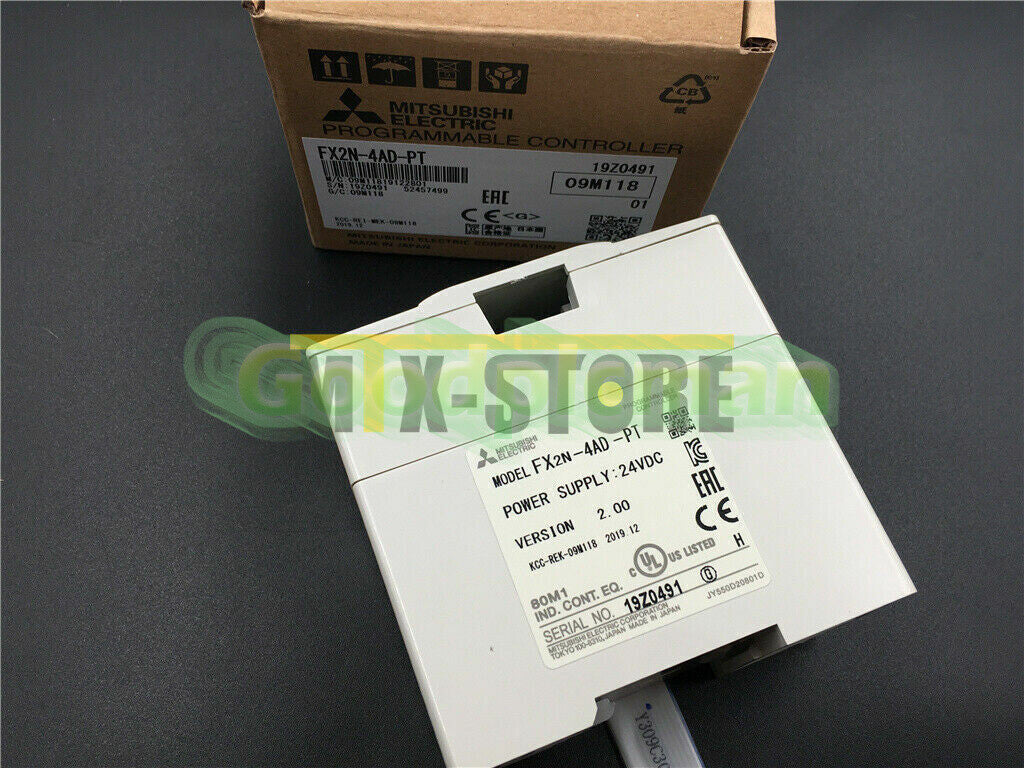 Mitsubishi with box PLC FX2N-4AD-PT IN BOX 1Pcs/
