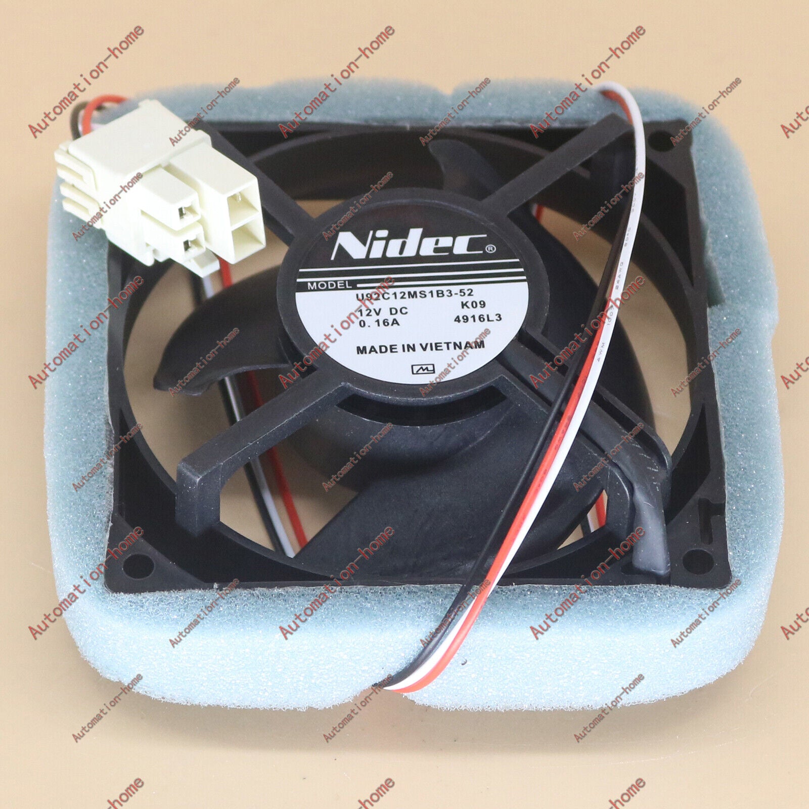 new Nidec U92C12MS1B3-52 12V 0.16A fan For Samsung Refrigerator