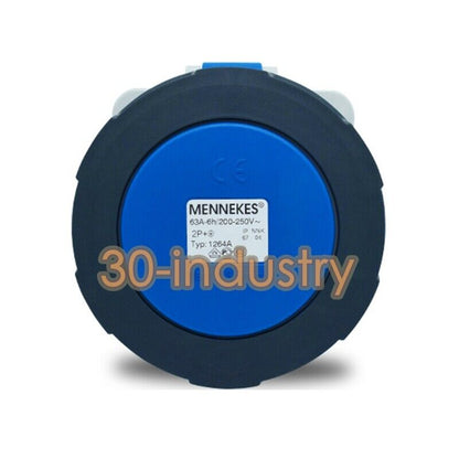 MENNEKES TYP1264A Industrial Waterproof Socket 63A 3P 230V IP67 - MENNEKES