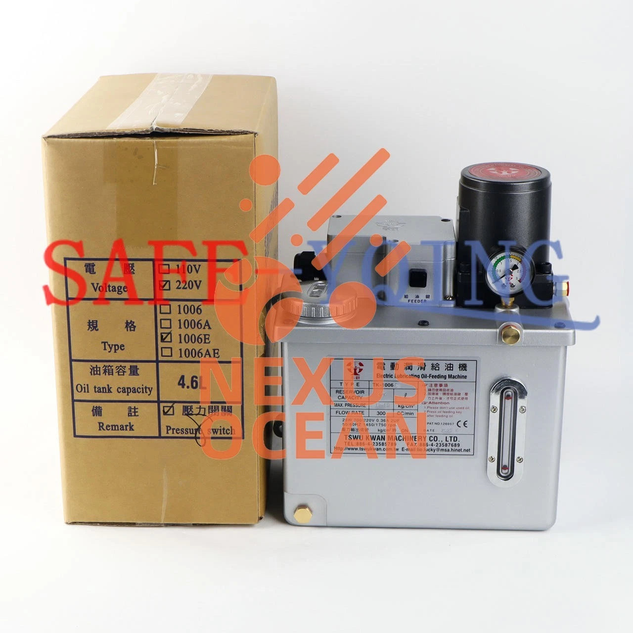 1PC Tswu Kwan TK-1006 4.6L 220V Lubricating oil feeder