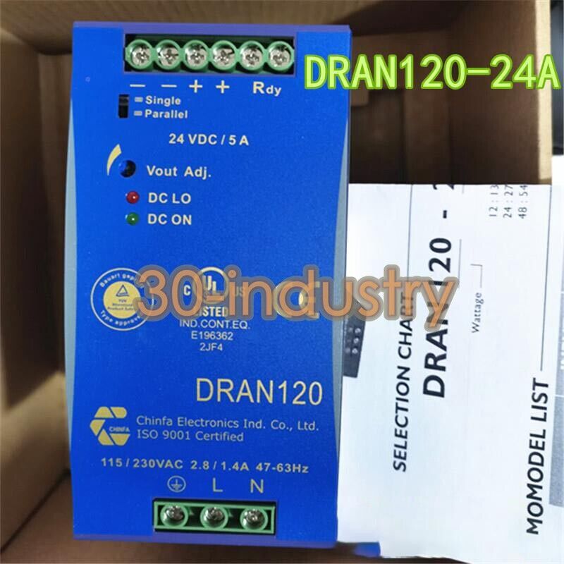 24VDC 120W DRAN120-24A Switching Power Supply Adapter - KOEED