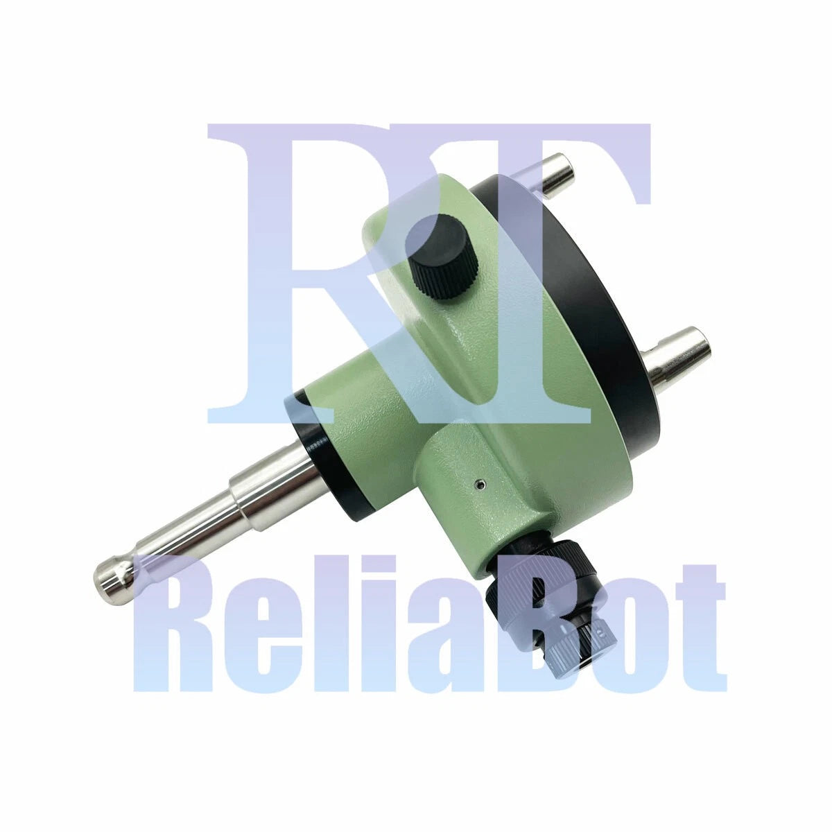 GREEN THREE-JAW METAL TRIBRACH ADAPTER WITH OPTICAL PLUMMET FOR PRISM