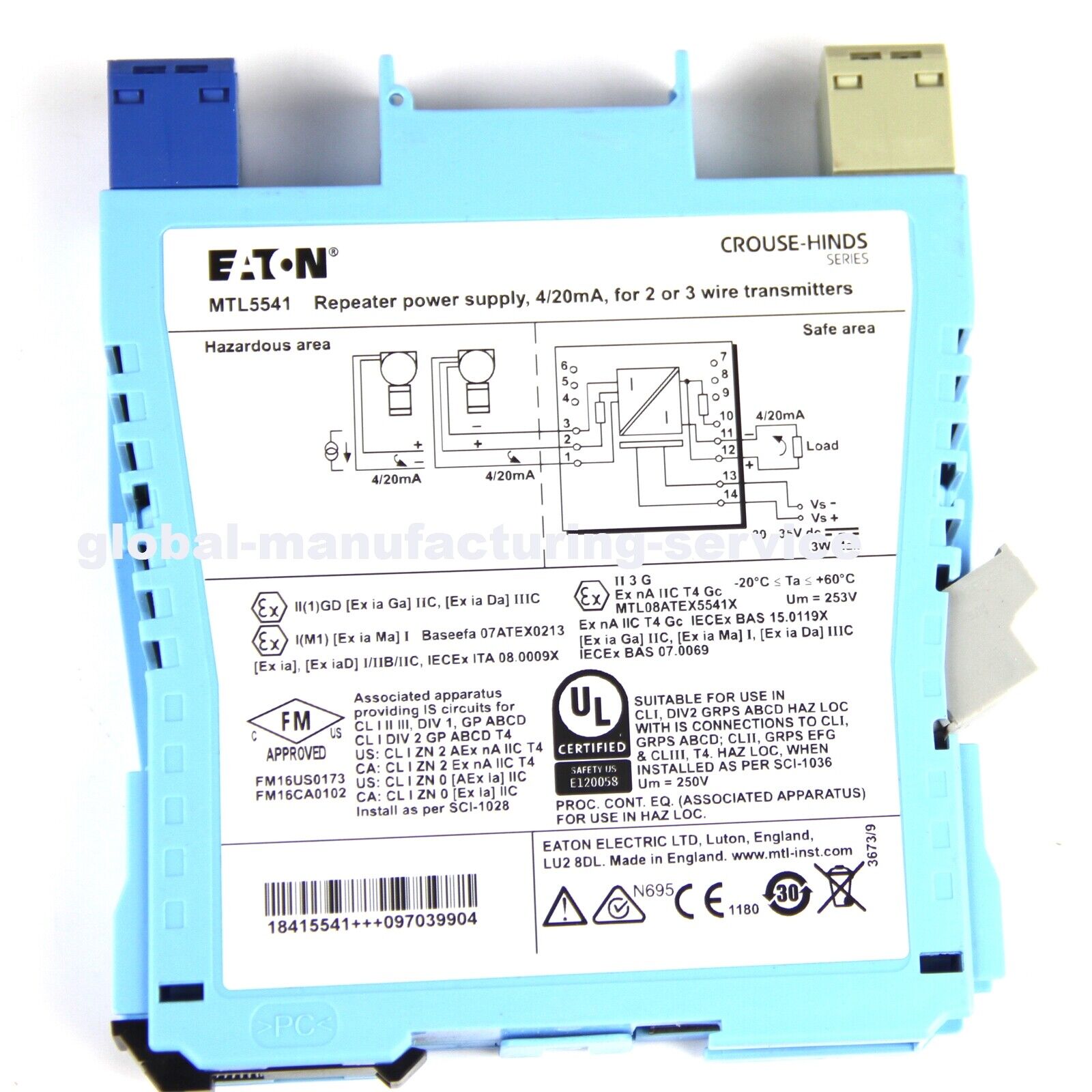 In Box MTL MTL5541 Channel Isolation Barrier With Repeater - MTL