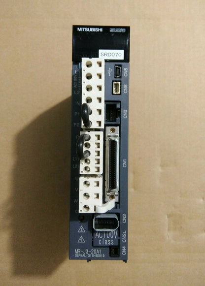 used ONE Mitsubishi AC SERVO DRIVER MRJ320A1 Fully Tested - MITSUBISHI