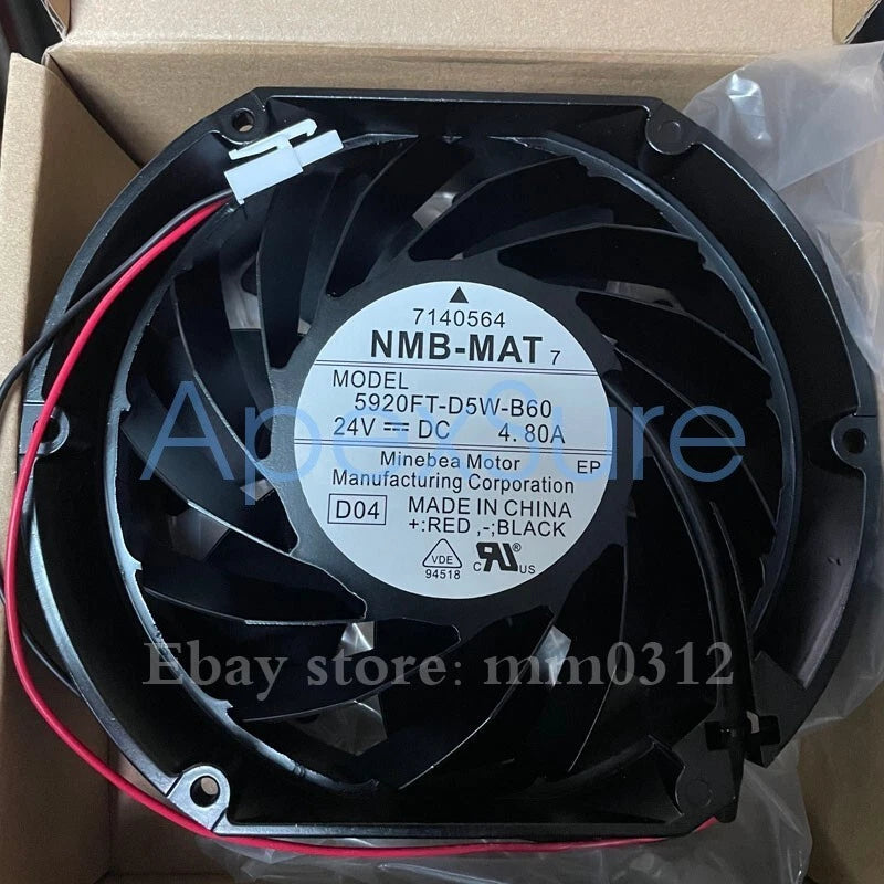 1pcs NMB-MAT 5920FT-D5W-B60 24V 4.80A 17CM for Yaskawa inverter cooling fan 4pin