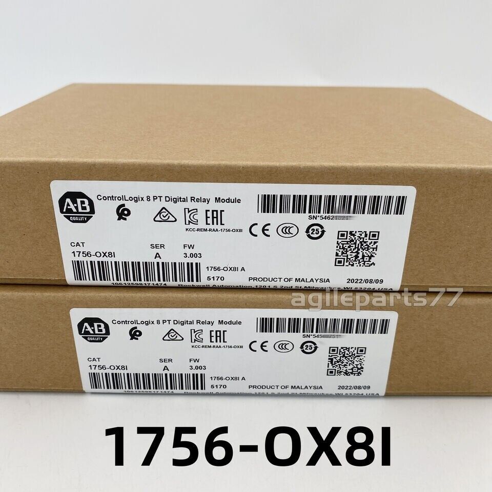 Allen-Bradley 1756-OX8I SERA ControlLogix 8Point Digital Relay Module New Sealed - ALLEN-BRADLEY