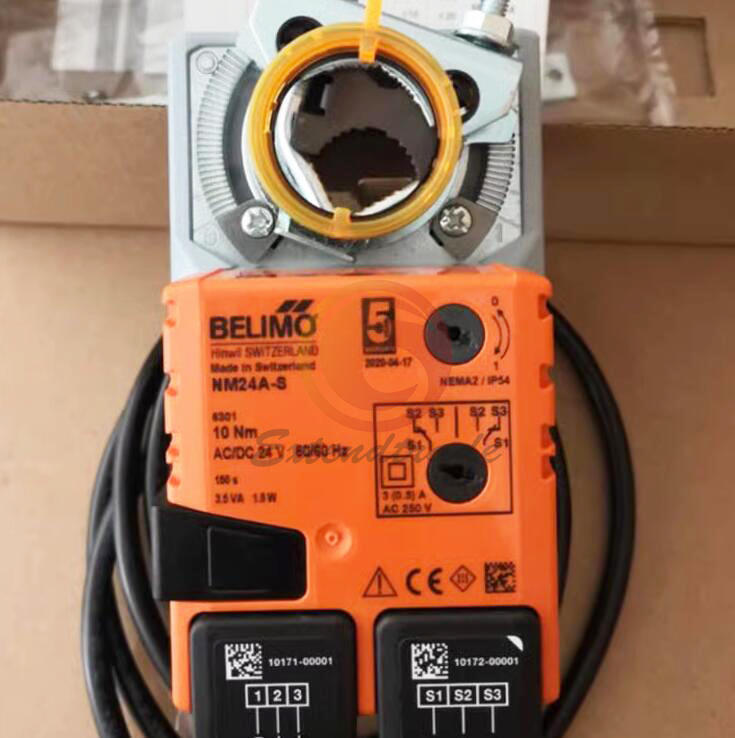 new 1PC Belimo NM24A-S Rotary Damper/Louvre Actuator - BELIMO