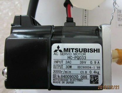 new 1PC Mitsubishi HC-PQ033 AC Servo Motor HCPQ033 ping - MITSUBISHI