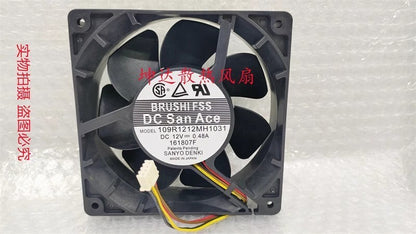 Sanyo 109R1212MH1031 12038 DC12V 0.48A 12CM 4-Pin Cooling Fan