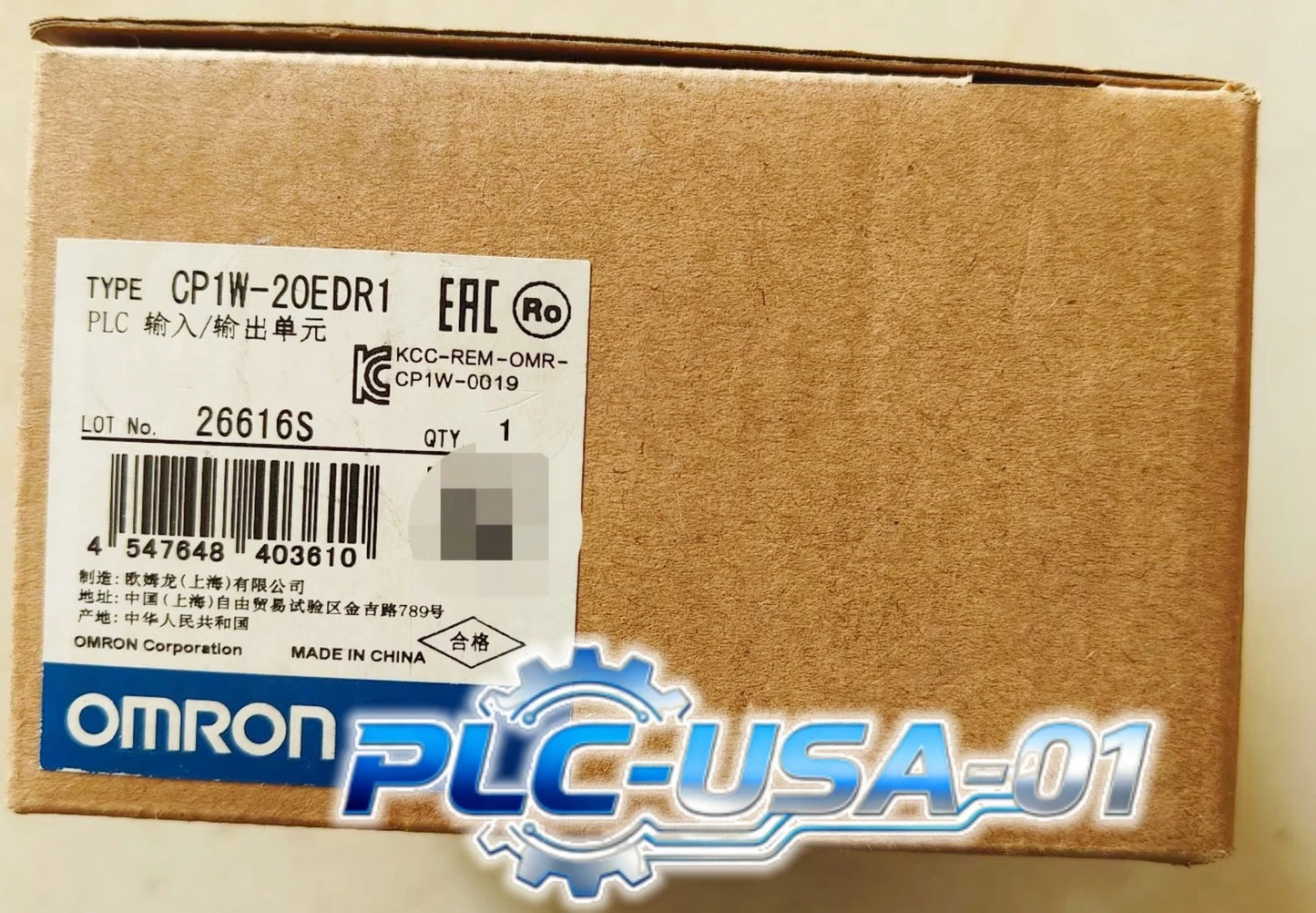 1PCS Omron CP1W-20EDR1 Control PLC Module CP1W-20EDR1 Fast shipping