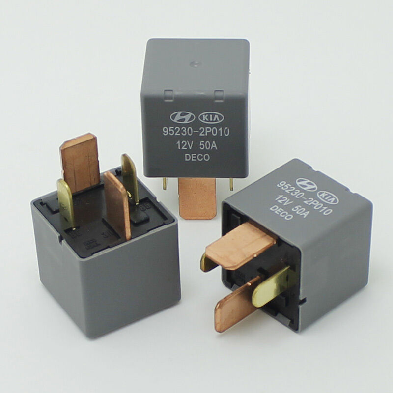 New 3PCS 12V 50A Car Relay DC 4PIN Automotive Relays - KOEED