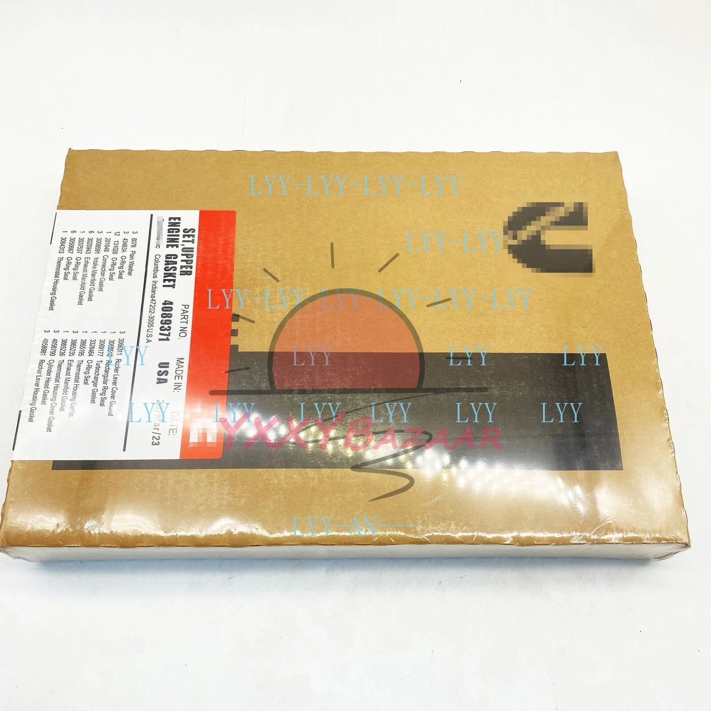 Upper Head Gasket Set Fits For Cummins N14 CELECT 4089371 4024928, 3803716 ~