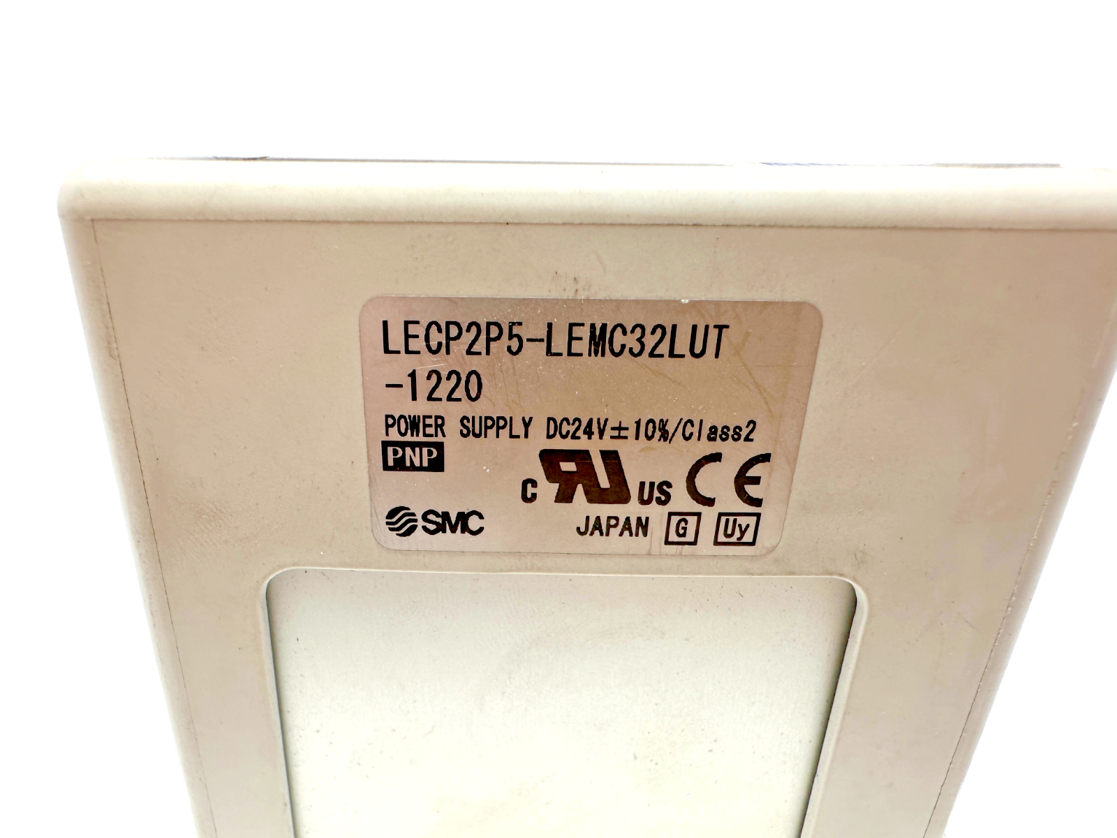 used SMC LECP2P5-LEMC32LUT-1220 Power Supply *Cracked Housing* - SMC