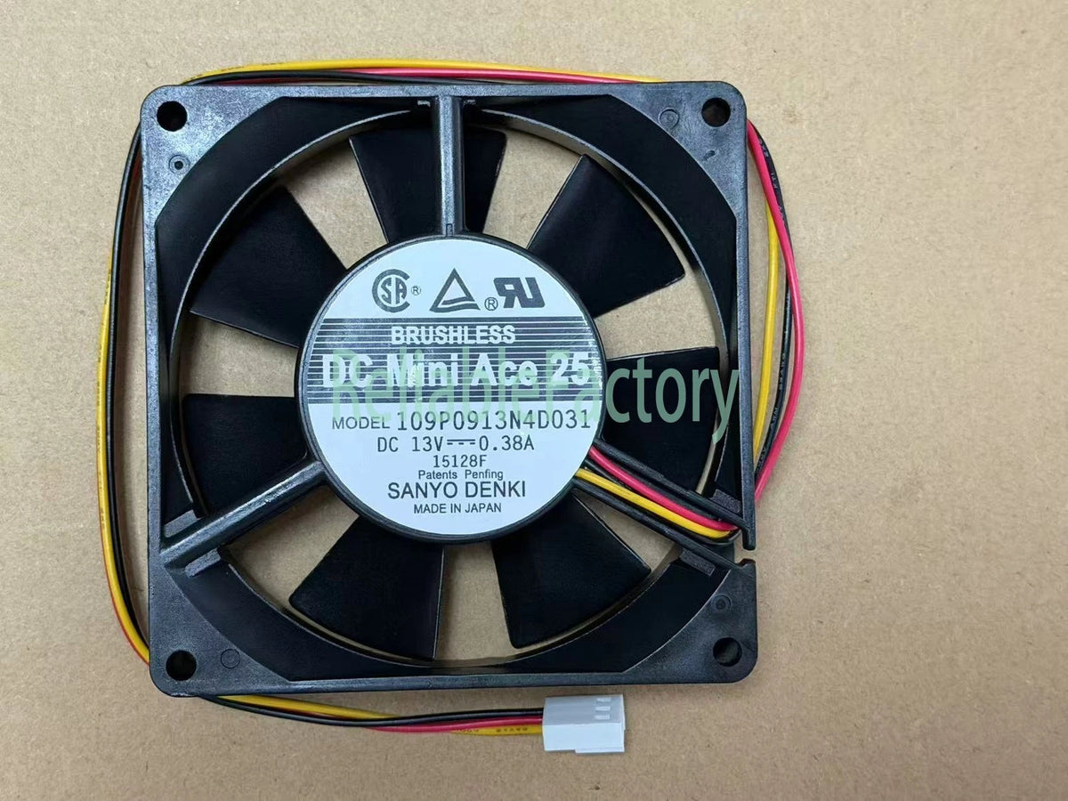 sanyo 109P0913N4D031 13V 0.38A 9cm 9025 cooling fan