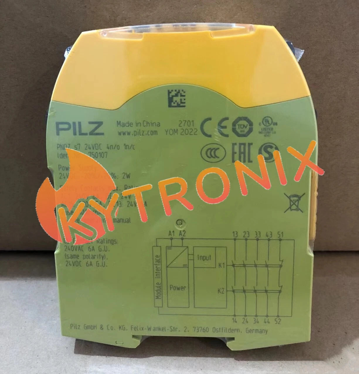 1PC PILZ PNOZ s7 24VDC 4n/o 1n/c safety relay 750107