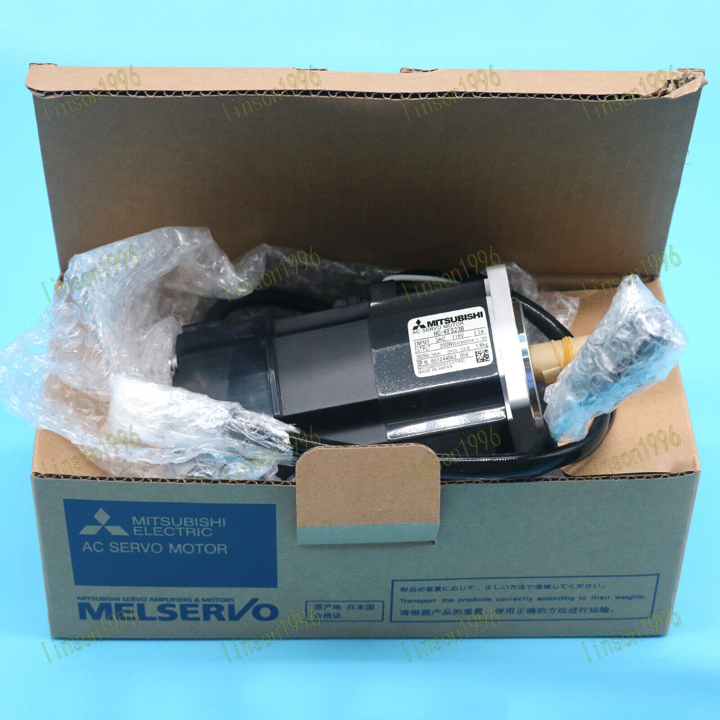 MITSUBISHI HC-KFS23B AC Servo Motor In Box - MITSUBISHI