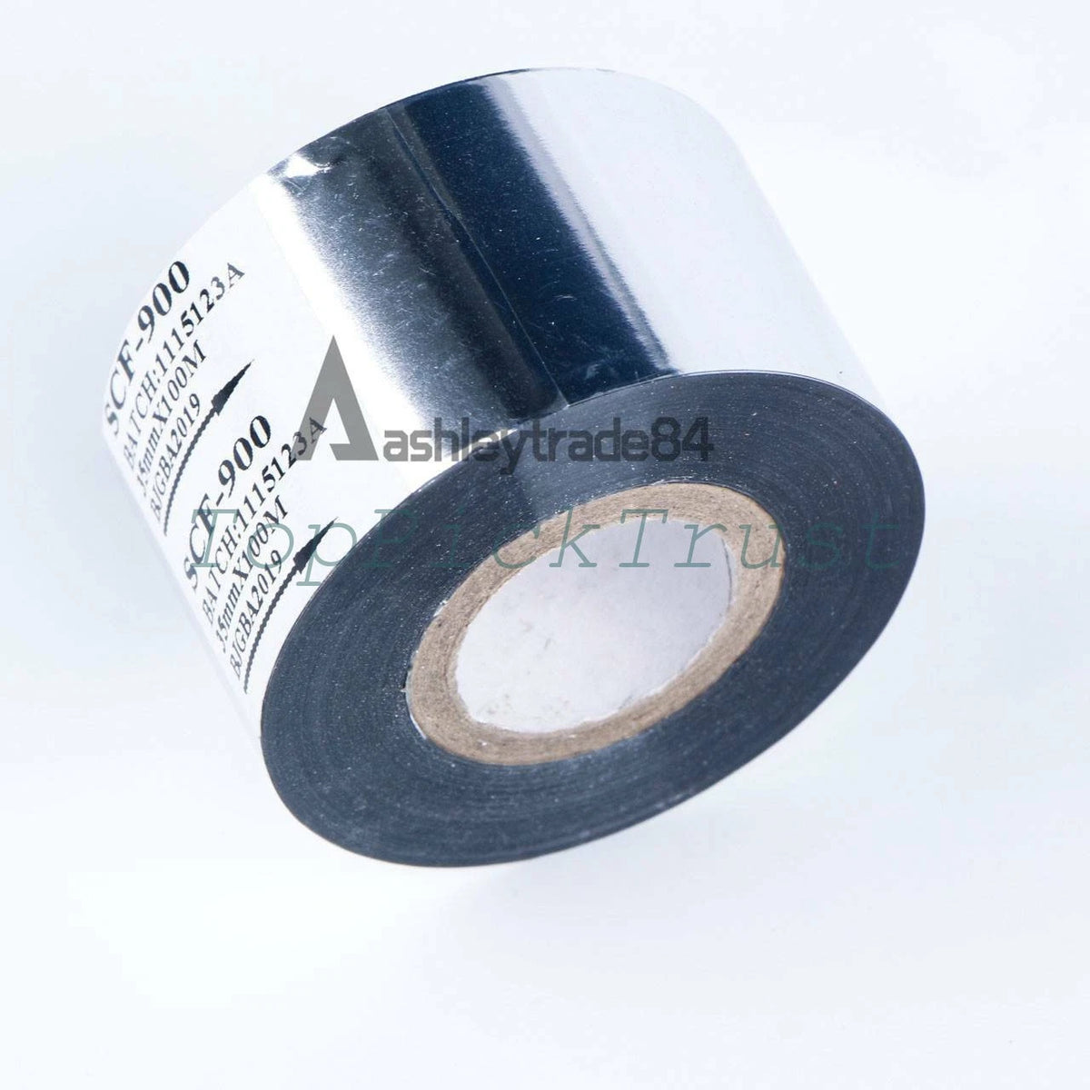 Silver Hot Stamp Ribbon FC2 35mm x 100m For Coder Printer Machine 10 Rolls