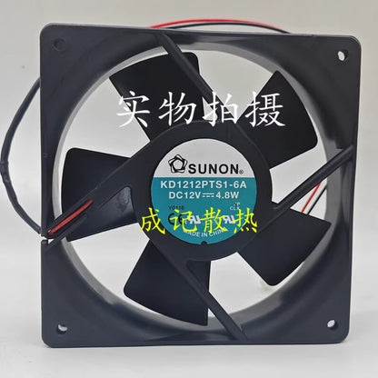 SUNON KD1212PTS1-6A 12025 DC12V 4.8W 120*25MM 2-Wire Inverter Cooling Fan