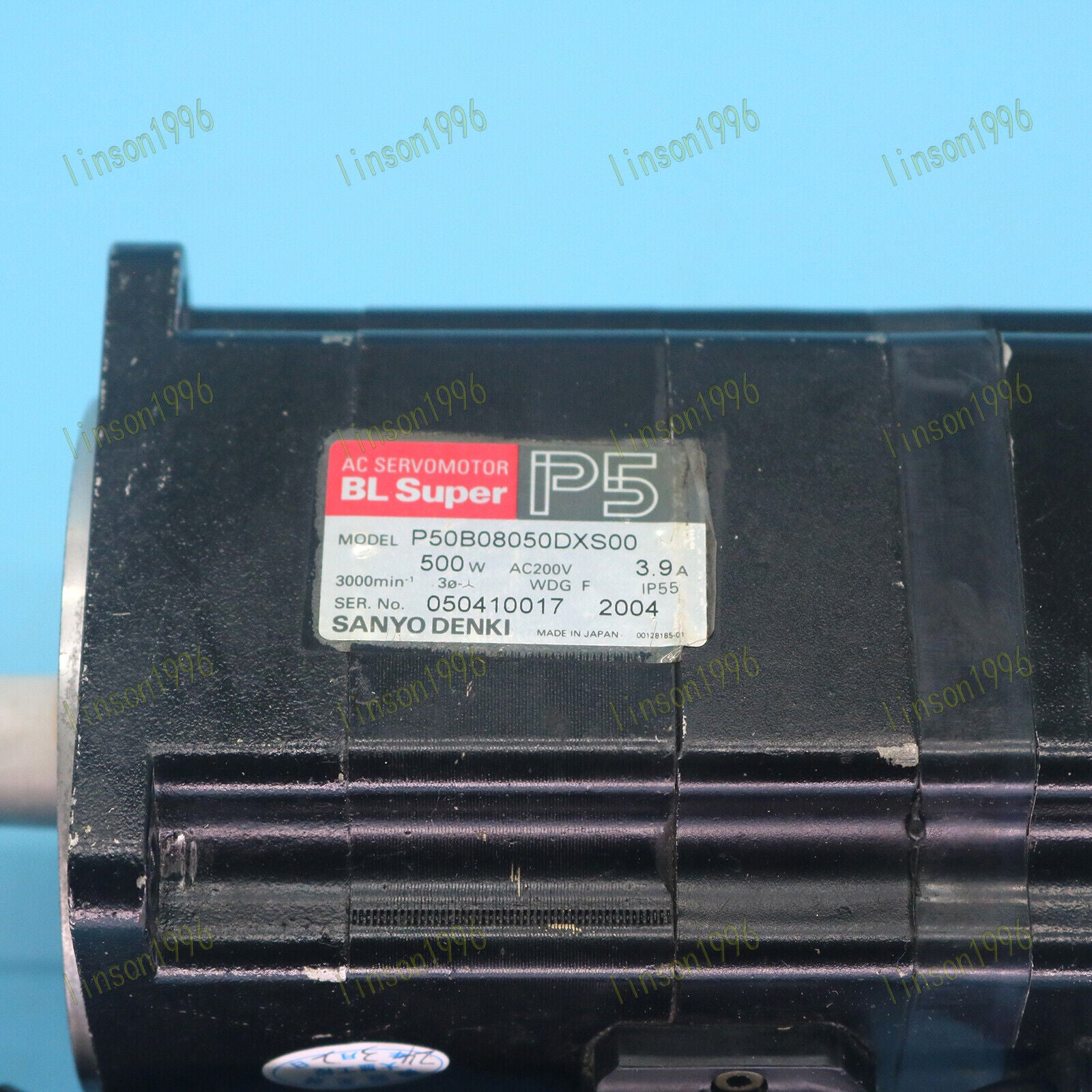 used 1PC  For Sanyo servo motor P50B08050DXS00 Tested In Good Sanyo