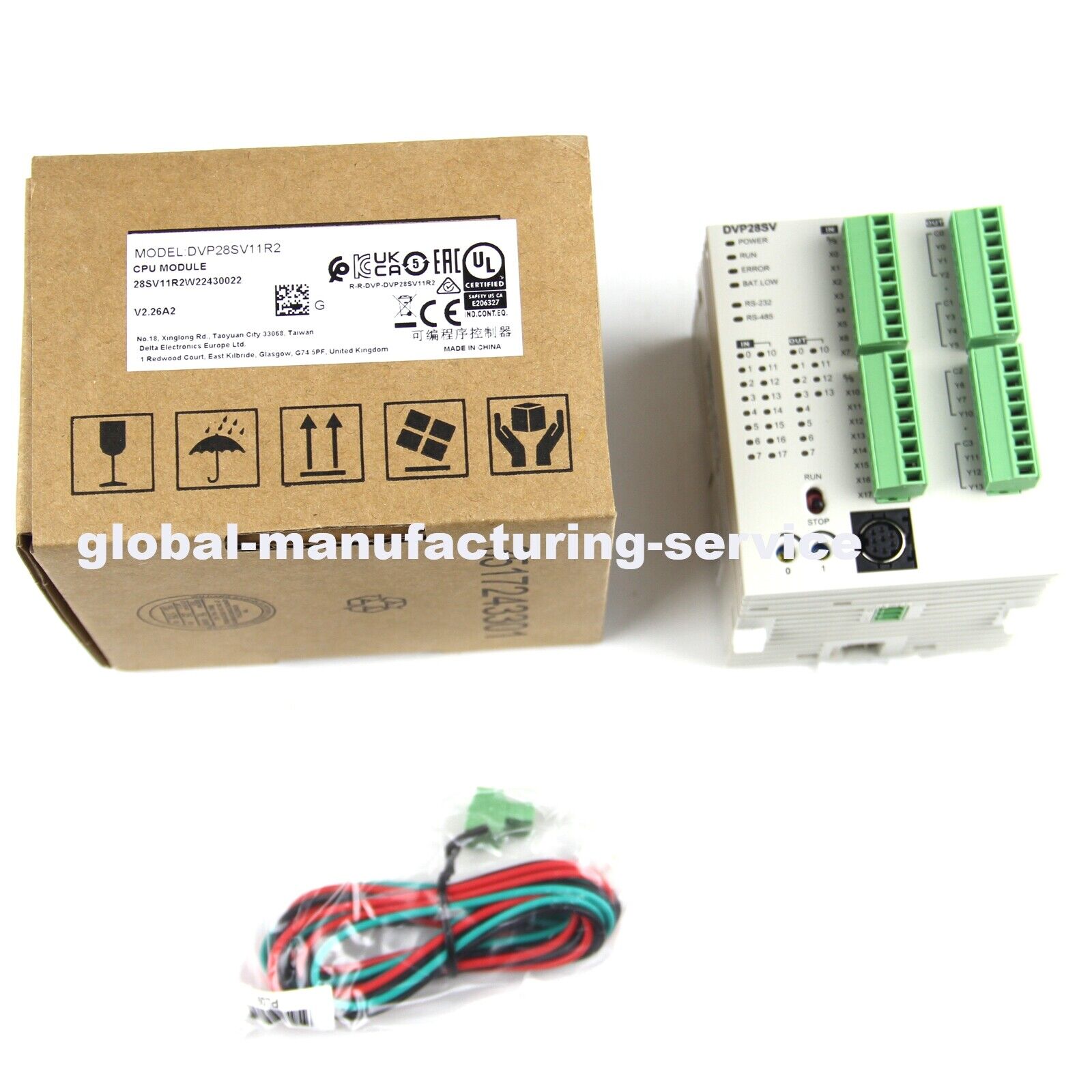 In Box DELTA DVP28SV11R2 Programming Logic Controller DELTA