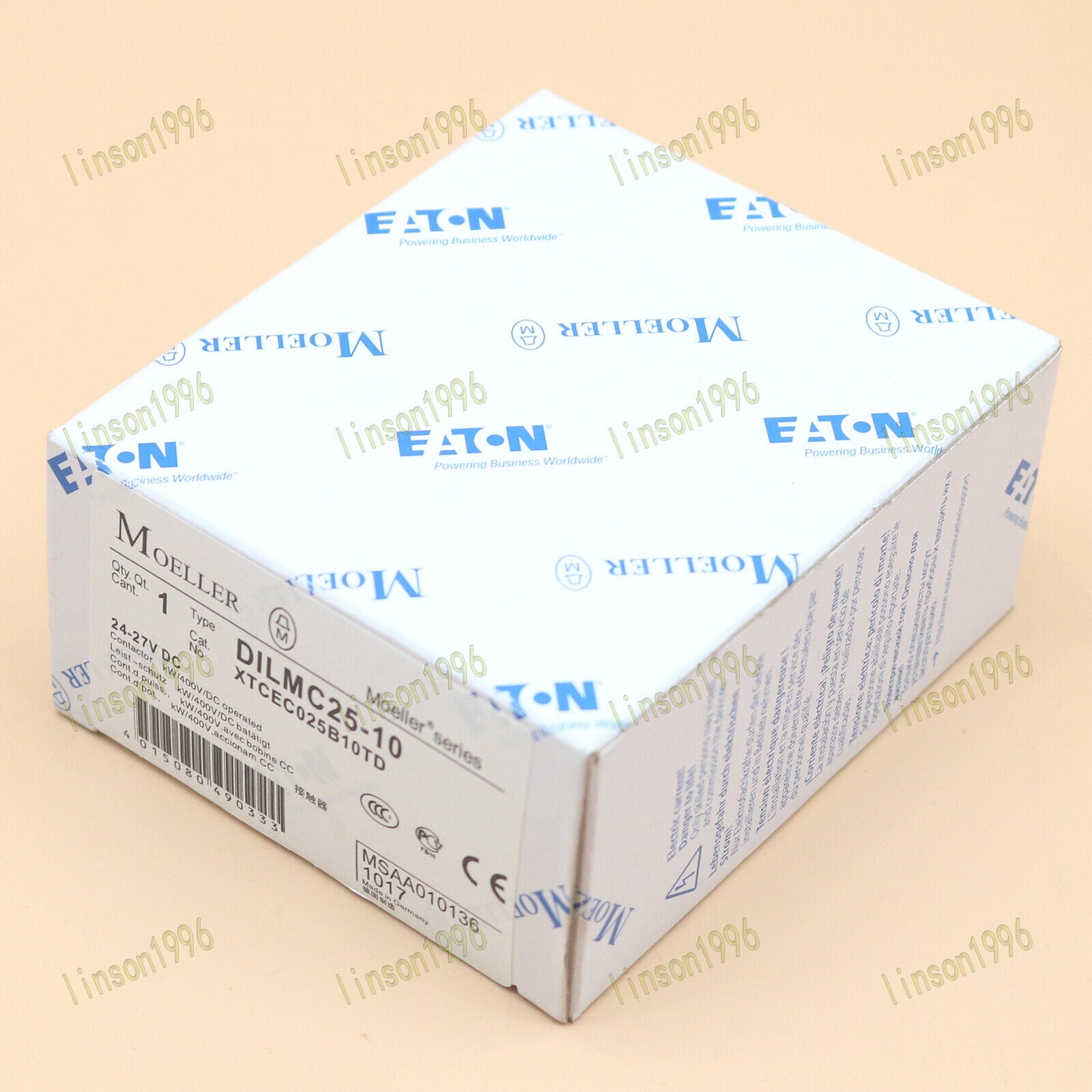 1-PC Eaton DILMC25-10 RDC24 24-27V Contactors - MOELLER